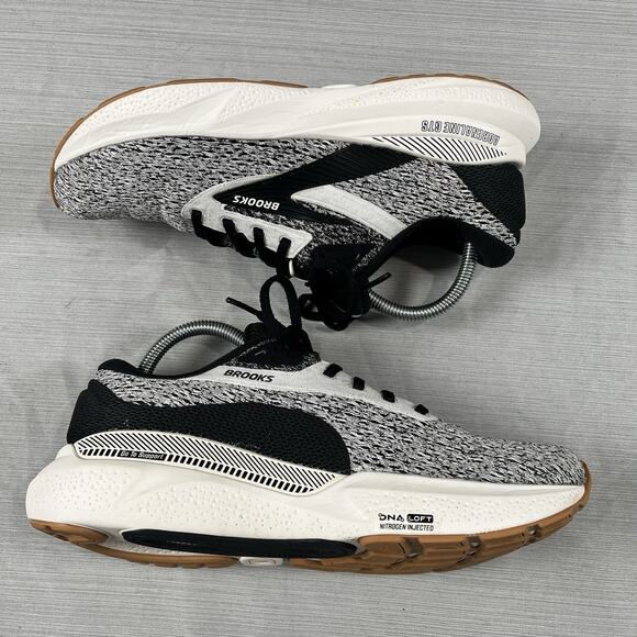 Brooks Adrenaline GTS 24 Women’s Size 9 Black White Running Shoes 1204261B132 - Picture 2 of 7
